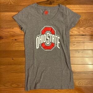 Ohio State Gray V-Neck T-Shirt